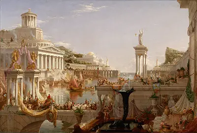 The Course of Empire - The Consummation of the Empire Thomas Cole
